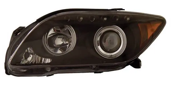Free Shipping Scion tC Anzo Projector Headlights - with Halo - CCFL - Black - 121119