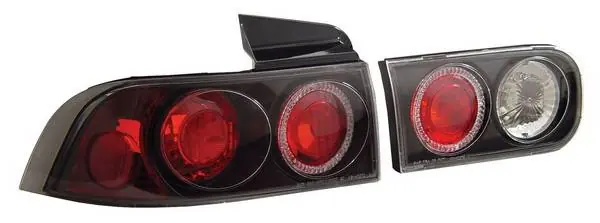 Weekend Sale Acura Integra 4DR Anzo Taillights - with Halo - Black - 221008