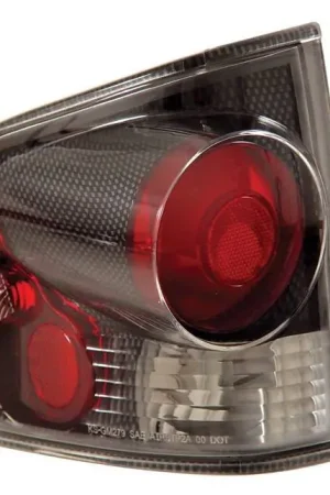 Professional Grade Chevrolet S10 Anzo Taillights - 3D Style - Carbon - 211033