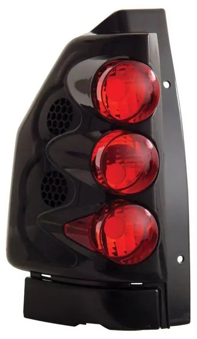 Warranty Included GMC Envoy Anzo Taillights - Black - 211093