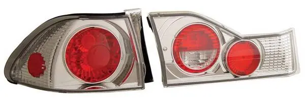 Latest Honda Accord 4DR Anzo Taillights - Chrome - 221040