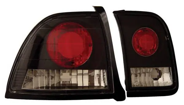 Free Delivery Honda Accord Anzo Taillights - Black - 221039