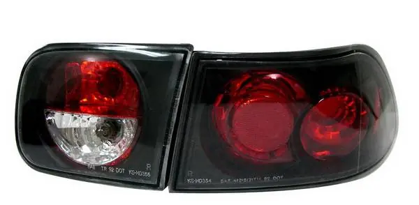 Instant Buy Honda Civic 2DR & 4DR Anzo Taillights - Black - 221056