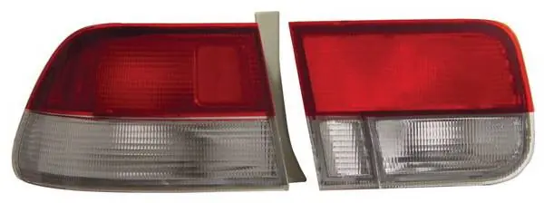 Free Shipping Honda Civic 2DR Anzo Taillights - Red & Clear - OEM Style - 221147