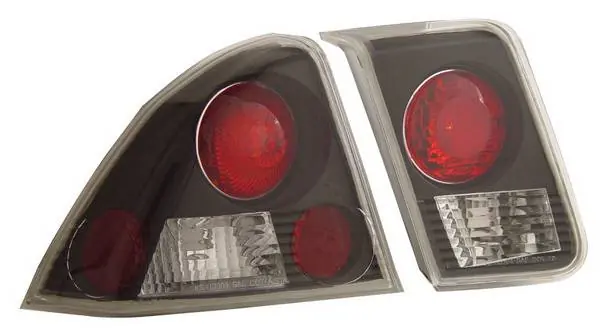 Honda Civic 4DR Anzo Taillights - Black - 221048 Limited Edition