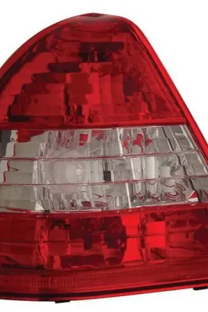 Last Chance Mercedes-Benz C Class Anzo Taillights - Red & Clear - 221157