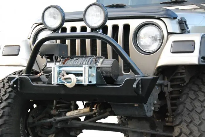 Jeep Wrangler Hyline Crawler Front Bumper Assembly - TJ-YJ-10CFB Crafted