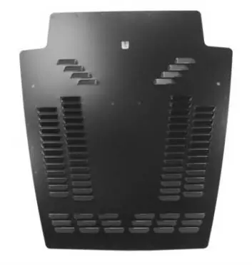 Jeep Wrangler Hyline Louvered Hood Panel For Single Window Washer Port Models - Unfinished - TJ-50HLP-NF Price Drop