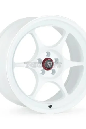 Limited Edition Enkei PF06 Alloy Wheel 18x9 ET28 5x120 White Machined 72.5mm CB