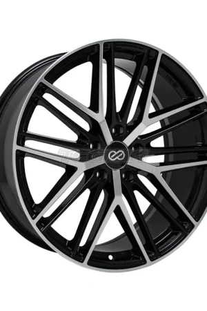 Enkei Phantom Alloy Wheel 19x8 ET45 5x114.3 Black Machined 72.6mm CB New Release