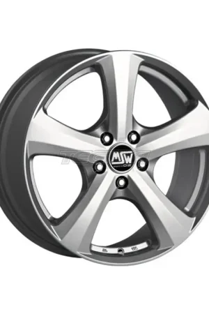 MSW All Season 19 W Alloy Wheel 17x8 ET26 5x112 Full Silver 66.6mm CB Limited Offer