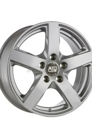MSW All Season 55 Alloy Wheel 17x7.5 ET51 5x112 Full Silver 57.1mm CB Popular