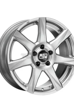 Seasonal Sale MSW All Season 77 Alloy Wheel 17x7.5 ET33 5x110 Full Silver 65.1mm CB
