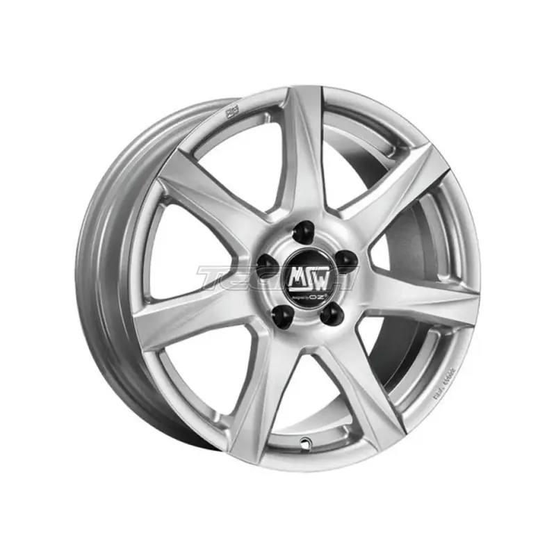 Budget MSW All Season 77 Alloy Wheel 18x8 ET28 5x112 Full Silver 66.6mm CB