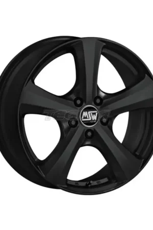 Original MSW All Season 19 W Alloy Wheel 16x7.5 ET45 5x112 Matt Black 57.1mm CB