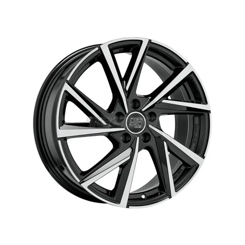 Worldwide Shipping MSW All Season 80-5 Alloy Wheel 18x7.5 ET49.5 5x114.3 Gloss Black Full