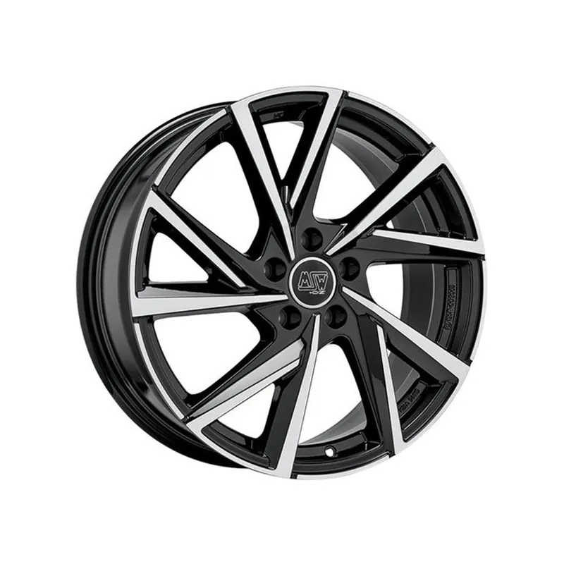 Grab Now MSW All Season 80-5 Alloy Wheel 18x8 ET39 5x112 Gloss Black Full Polis