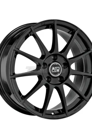 Direct From Manufacturer MSW All Season 85 Alloy Wheel 15x6 ET38 5x100 Gloss Black 63.4mm CB