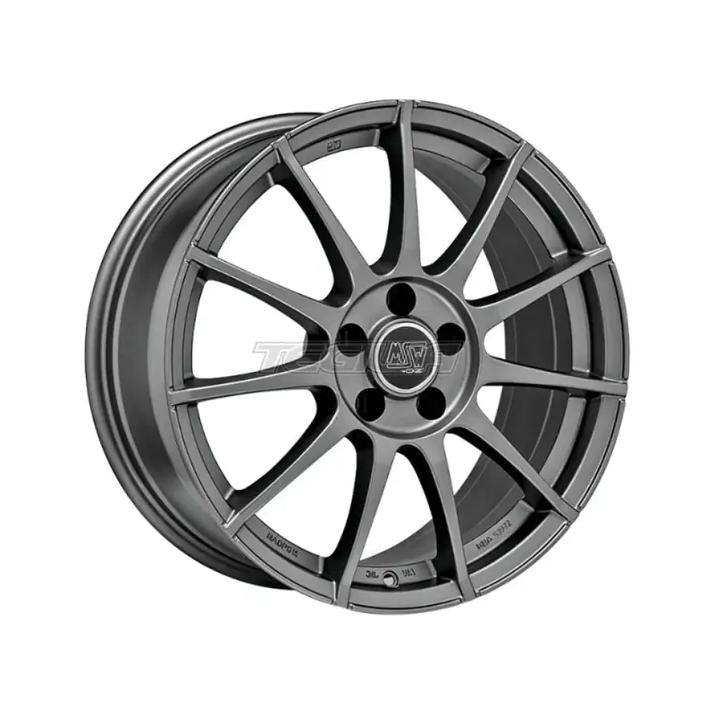 Professional Grade MSW All Season 85 Alloy Wheel 18x8 ET50 5x120 Matt Graphite 72.6mm CB