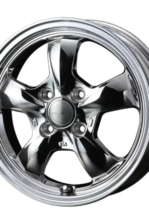 Luxury Gyraft 5S Alloy Wheel 15x4.5 ET45 4x100 Bright Sputtering 73mm CB