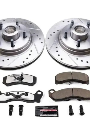 Direct From Factory PowerStop Z26 Street Warrior Brake Rotor and Pad Kit; Front