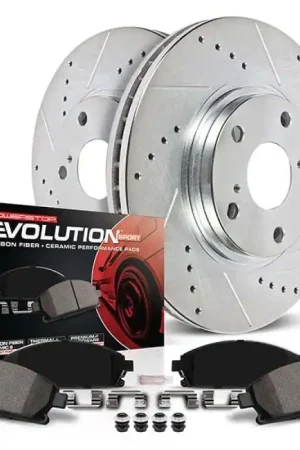 Power Stop 21-23 Ford Mustang Mach-E Front Z23 Evolution Brake Kit — PMD Premier Motoring Development Place Order