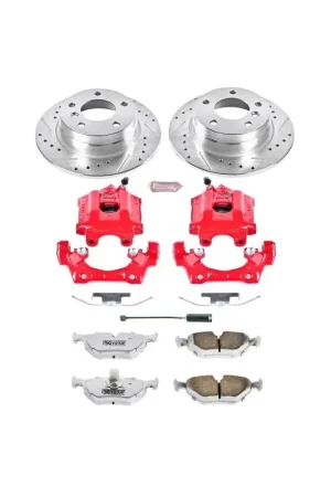 Buy Direct Power Stop 92-98 BMW 318i Rear Z26 Street Warrior Brake Kit w/Calipers — PMD Premier Motoring Development