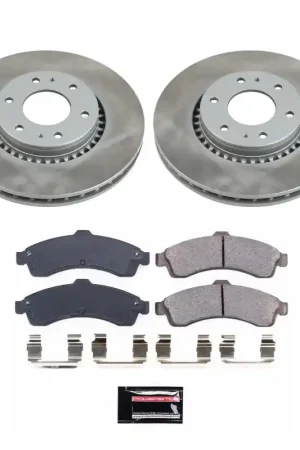 Power Stop 2005 Saab 9-7x Front Semi-Coated Rotor Kit — PMD Premier Motoring Development Warranty Included
