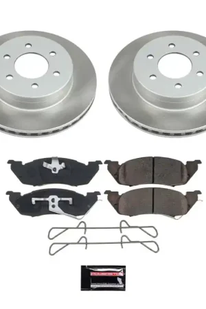 Power Stop 97-98 Dodge Dakota Front Semi-Coated Rotor Kit — PMD Premier Motoring Development Top Pick