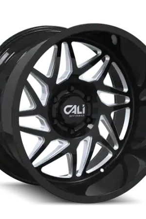 Cali Off-Road Gemini 9112 6x139.7 20x9+0 Gloss Black/Milled Spokes Affordable