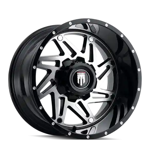 American Truxx Warrior AT165 5x139.7 20x12-44 Black/Machined Hot Picks