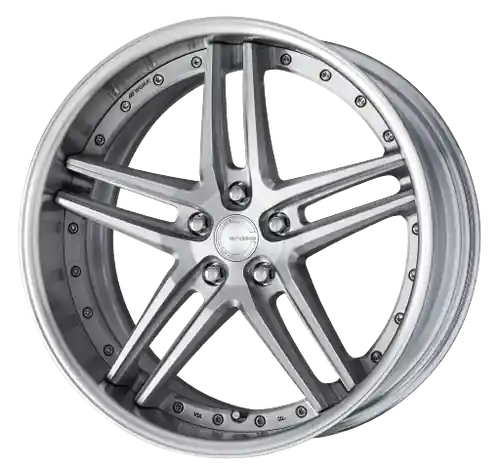 Authentic Work Gnosis Gr205 5x115 20x12+45 W Disk Brush Silver Clear