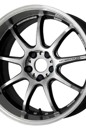 Affordable Work Emotion D9r 5x108 18x9.5 +38 Gt Silver Rim Cut