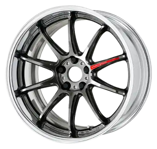 Work Zr10 2P 5x115 18x9.5 +22 Glim Black Final Sale