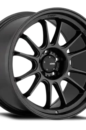 Konig Hypergram 5x114.3 18x10.5+25 Matte Black Factory Price