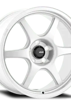 Konig Hexaform 4x100 15x7.5+35 Gloss White Special Offer