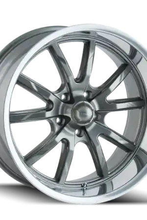 Warranty Included Ridler Type 650 5x114.3 17x7+0 Grey/Polished Lip