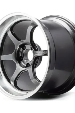 Fresh Stock Advan Racing R6 5x114.3 18x9.5 +29 MACHINING & HYPER PLATINUM BLACK