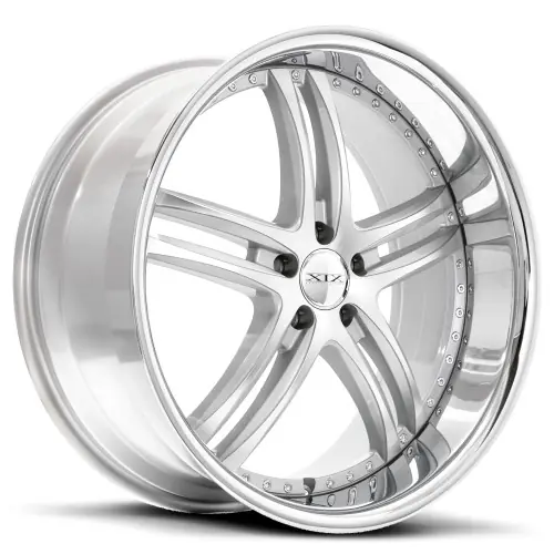 Exclusive Offer XIX Wheels XIX 15 5x112 22x9 +35 Silver Machined with Stainless Steel Lip