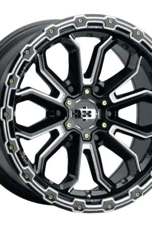Vision Off-Road 405 Korupt 5x110 17x8+30 Gloss Black Milled Spoke Viral