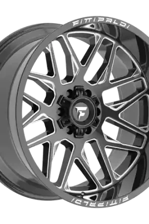 Fittipaldi Offroad FA19BM 8X170 20x12 -44 Gloss Black Milled Best Seller