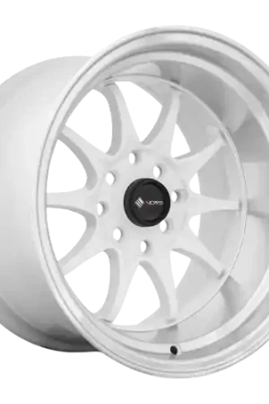 Vors TR3 4x98 15x9  +0 White Machine Lip Original