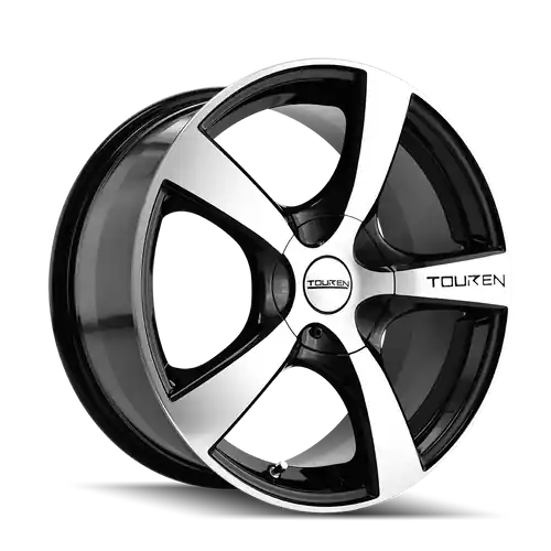 TOUREN TR9 3190 5x112/5x120 18x8 +40 GLOSS BLACK MACHINED One Day Deal