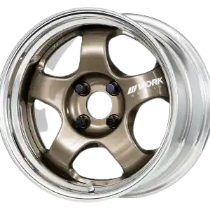 Budget Work Meister S1 2P 5x100 15x5.5+22 A Disk Titanium Gold
