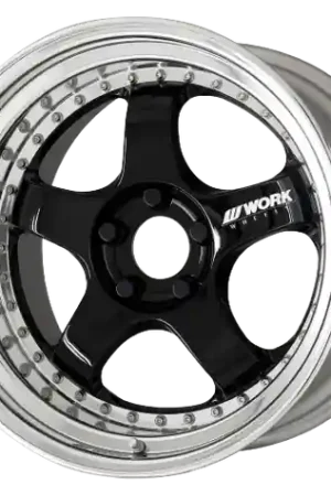 Work Meister S1 3P 5x114.3 17x8-10 A Disk Black Big Sale