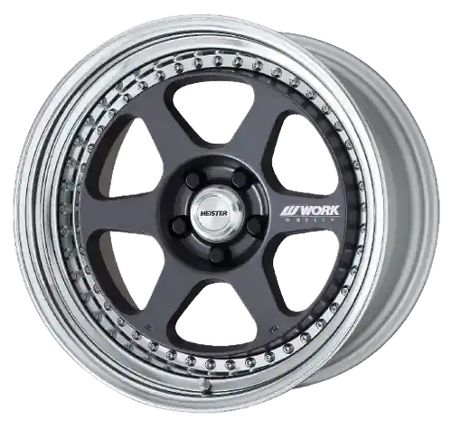 Buy Online Work Meister L1 3P 5x108 18x7+19 A Disk Matte Gunmetal