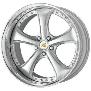 Work Wheels VS-KF 5x120 19x9.5-24 Light Grey Silver R Disk FULL REVERSE Discount
