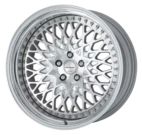 Work Gran Seeker Ccx 5x114.3 20x9.5+57 O Disk Machined Silver Polish High Quality