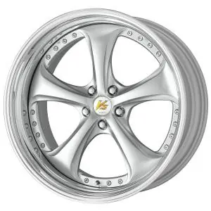Work Wheels VS-KF 5x110 20x9.5+14 Light Grey Silver R Disk STEP RIM Factory Price