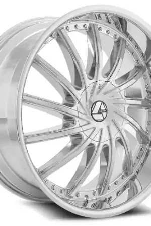 Fast Shipping Azara AZA-517 5x114.3/5x120 20x8.5 +35 Chrome